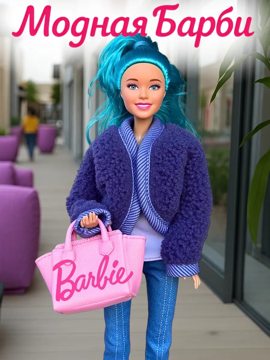 Кукла barbie шарнирная коллекционная с одеждой 1шт