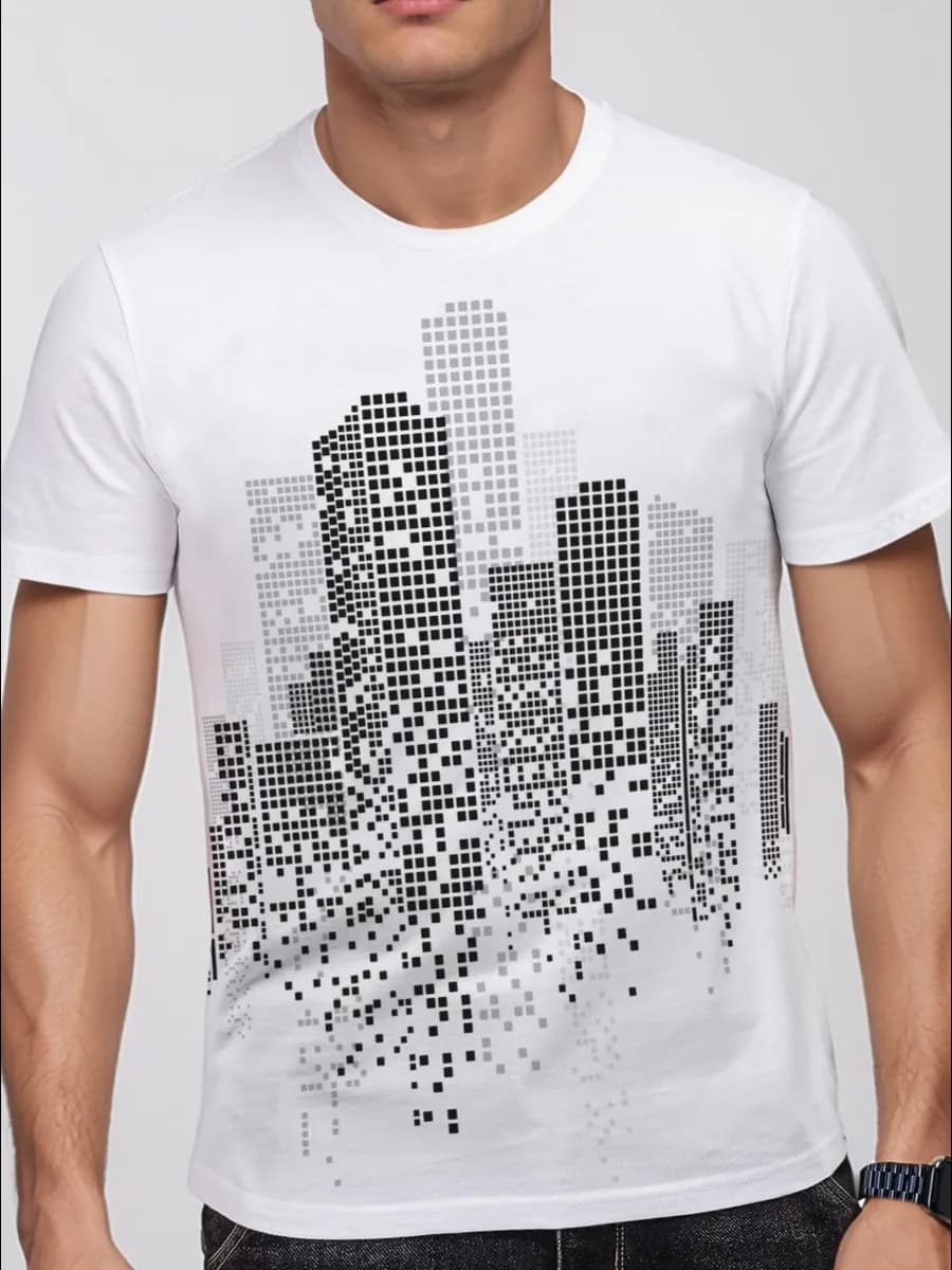 Футболка с принтом