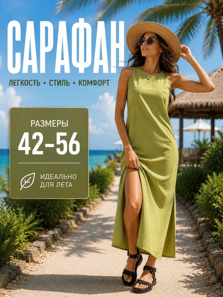 Платье сарафан летний