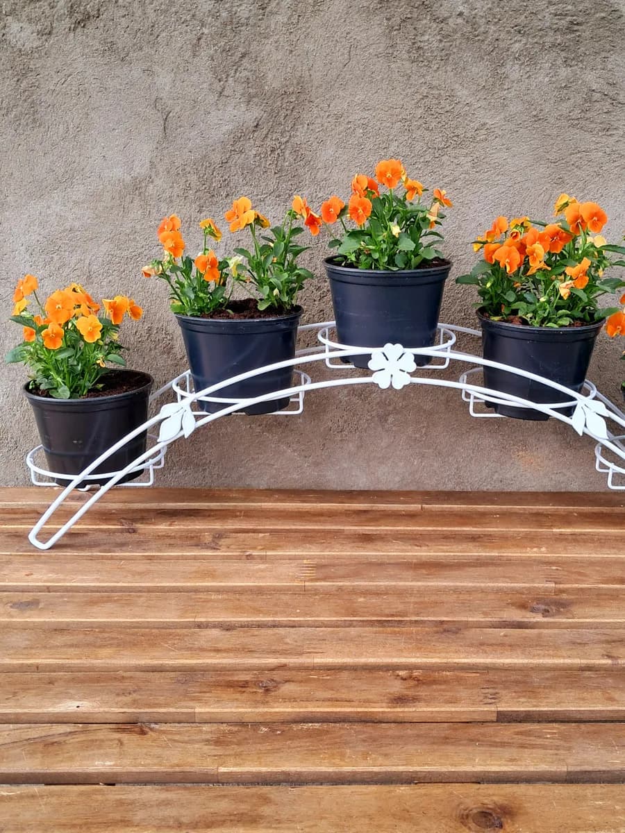 Подставка для цветов на подоконник окно (5 мест)