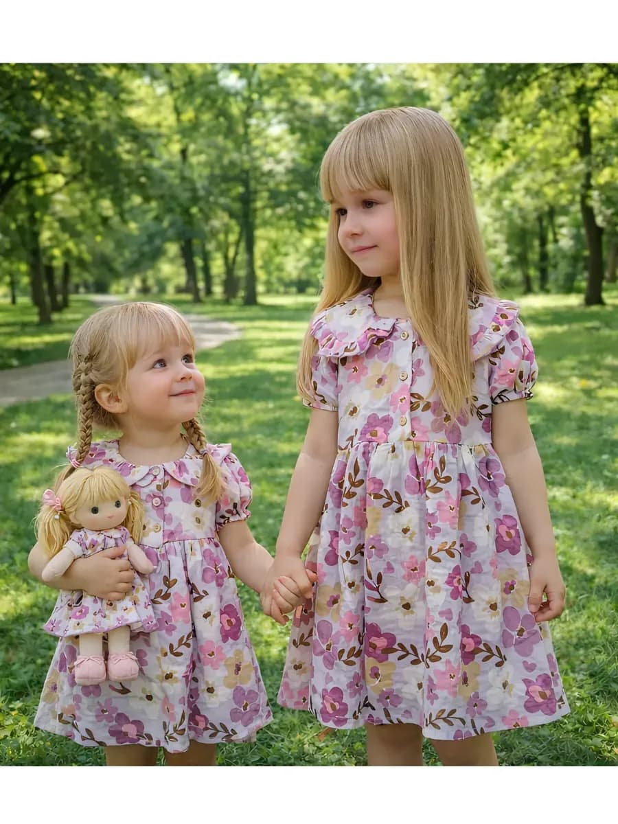 Платье детское из муслина