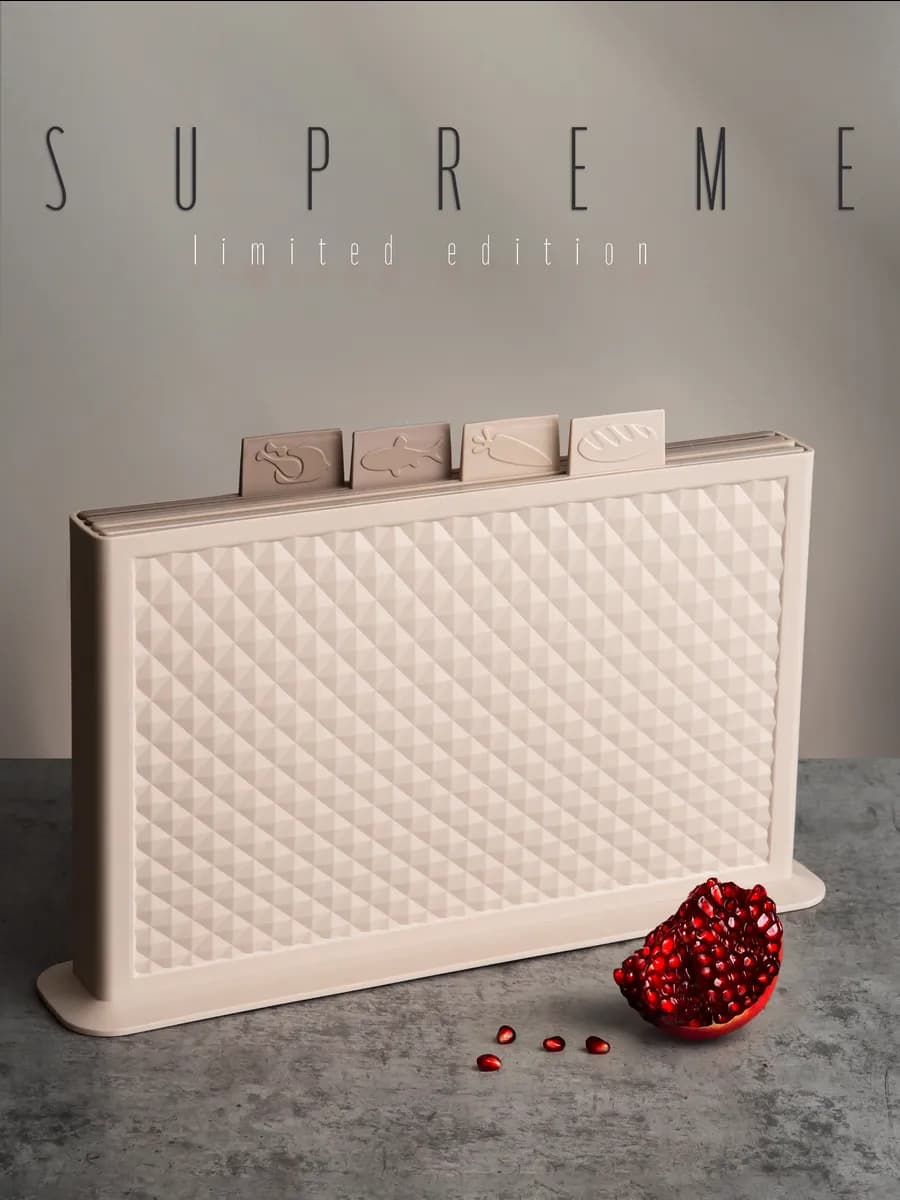 Доска разделочная набор на подставке