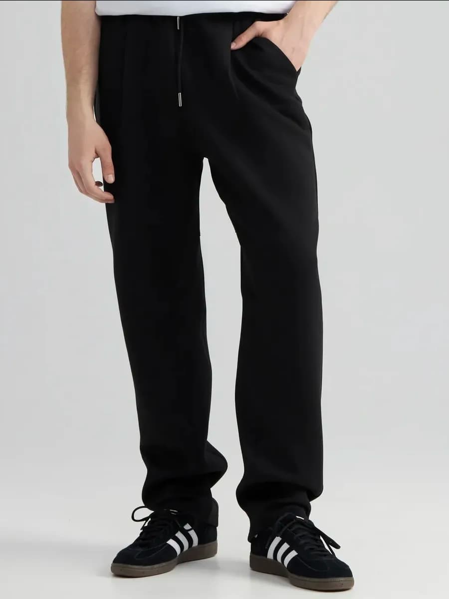 Брюки спортивные мужские прямые без манжета без начеса