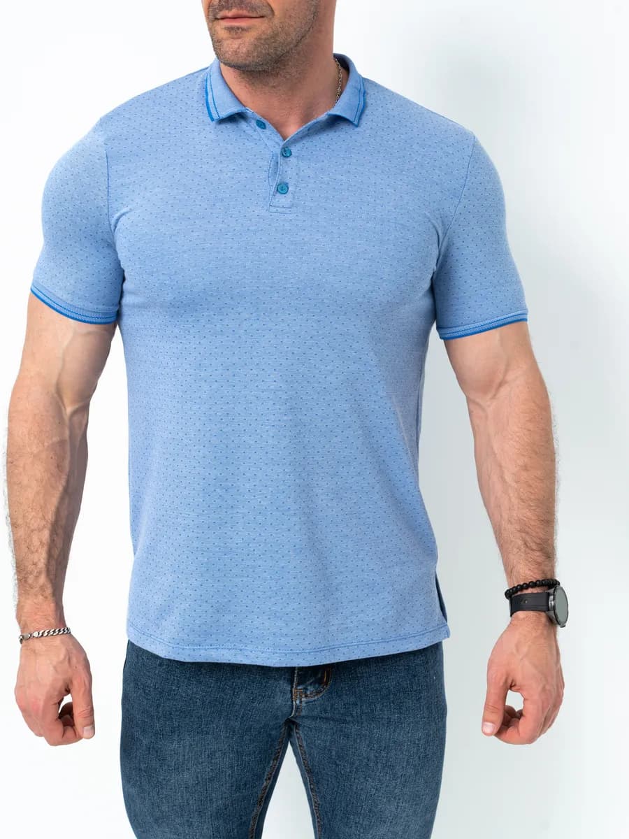 Футболка поло с коротким рукавом базовая