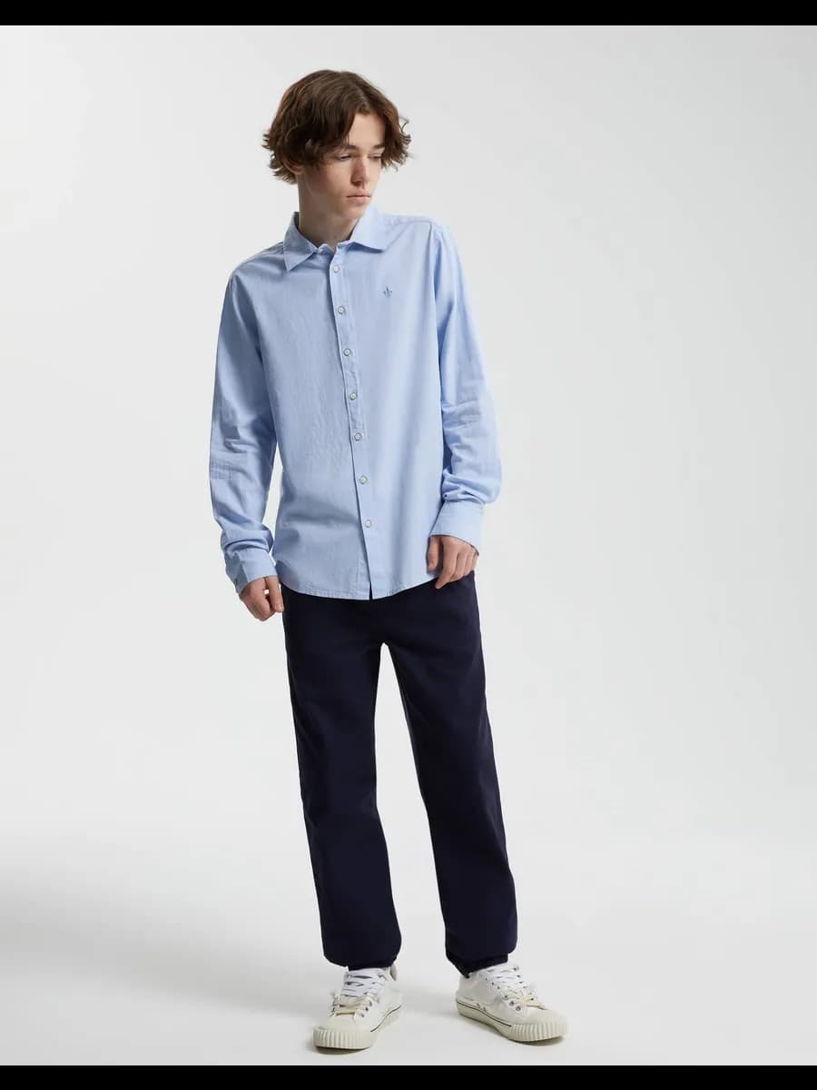 Тёмно-синие школьные брюки Jogger