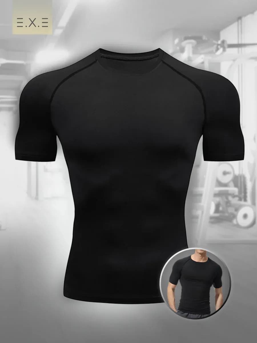 Спортивная футболка обтягивающая компрессионный рашгард