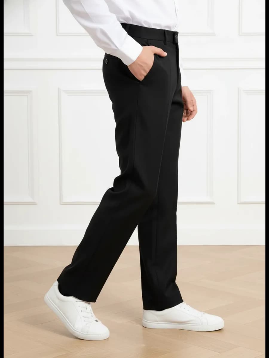 Брюки школьные классические подростковые - фото 1