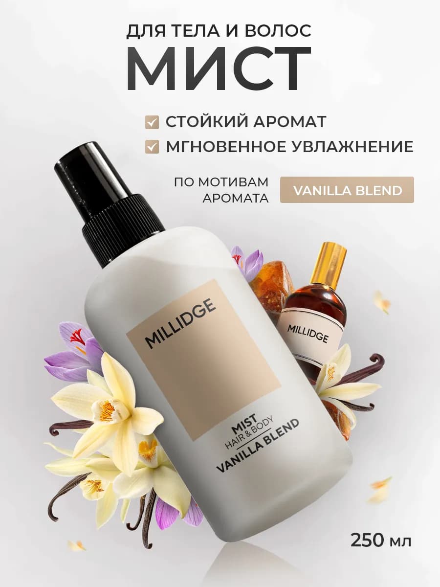 Парфюмированный спрей мист для тела и волос