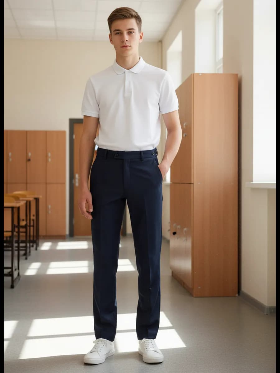 Брюки школьные классические