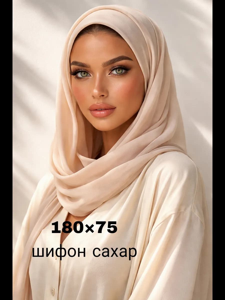 платок мусульманский шарф шейла - фото 1