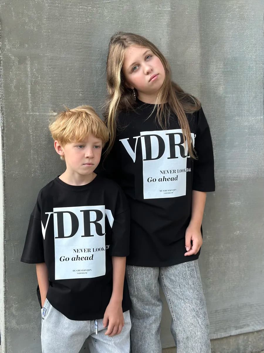 Футболка оверсайз для детей - фото 1