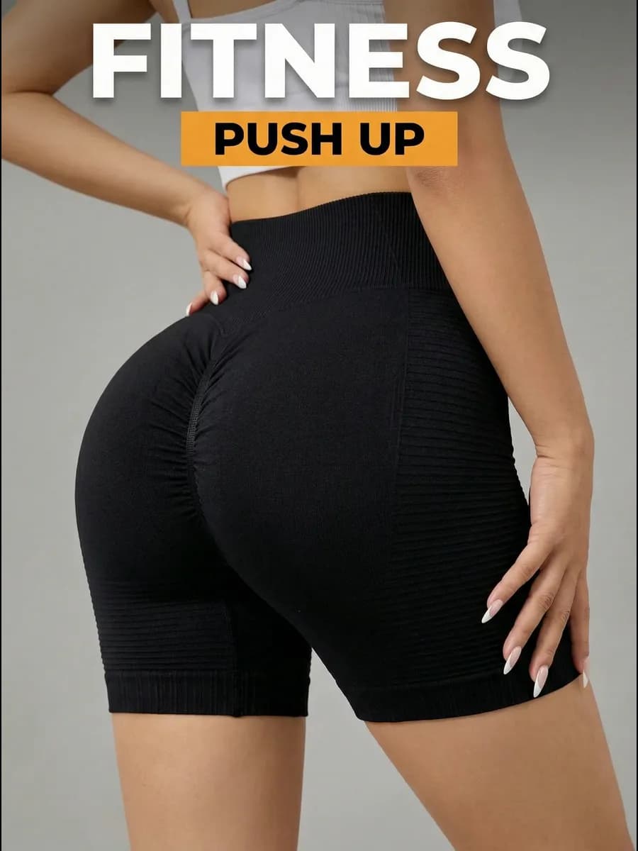 Шорты спортивные короткие утягивающие push up