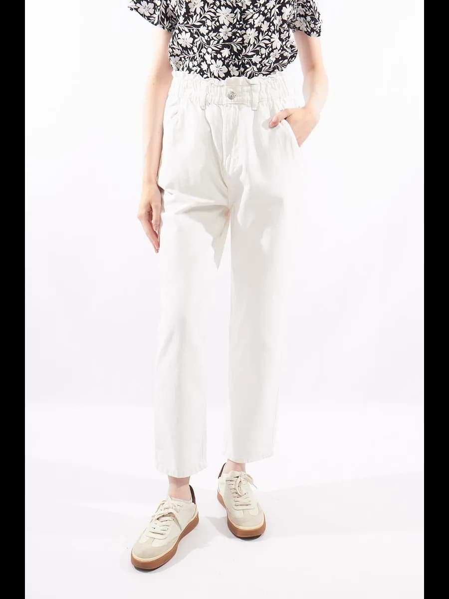 Джинсы MOM с высокой посадкой - фото 1