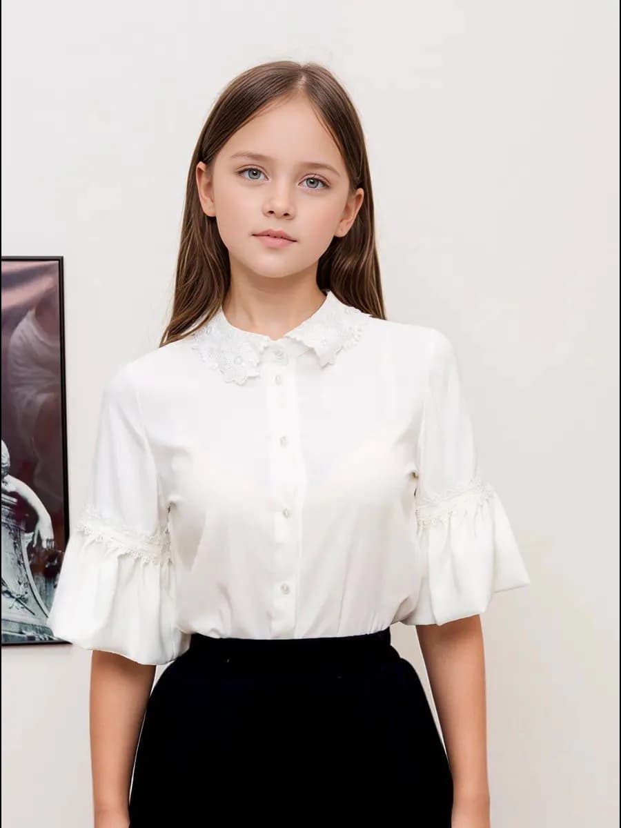 Блузка школьная нарядная