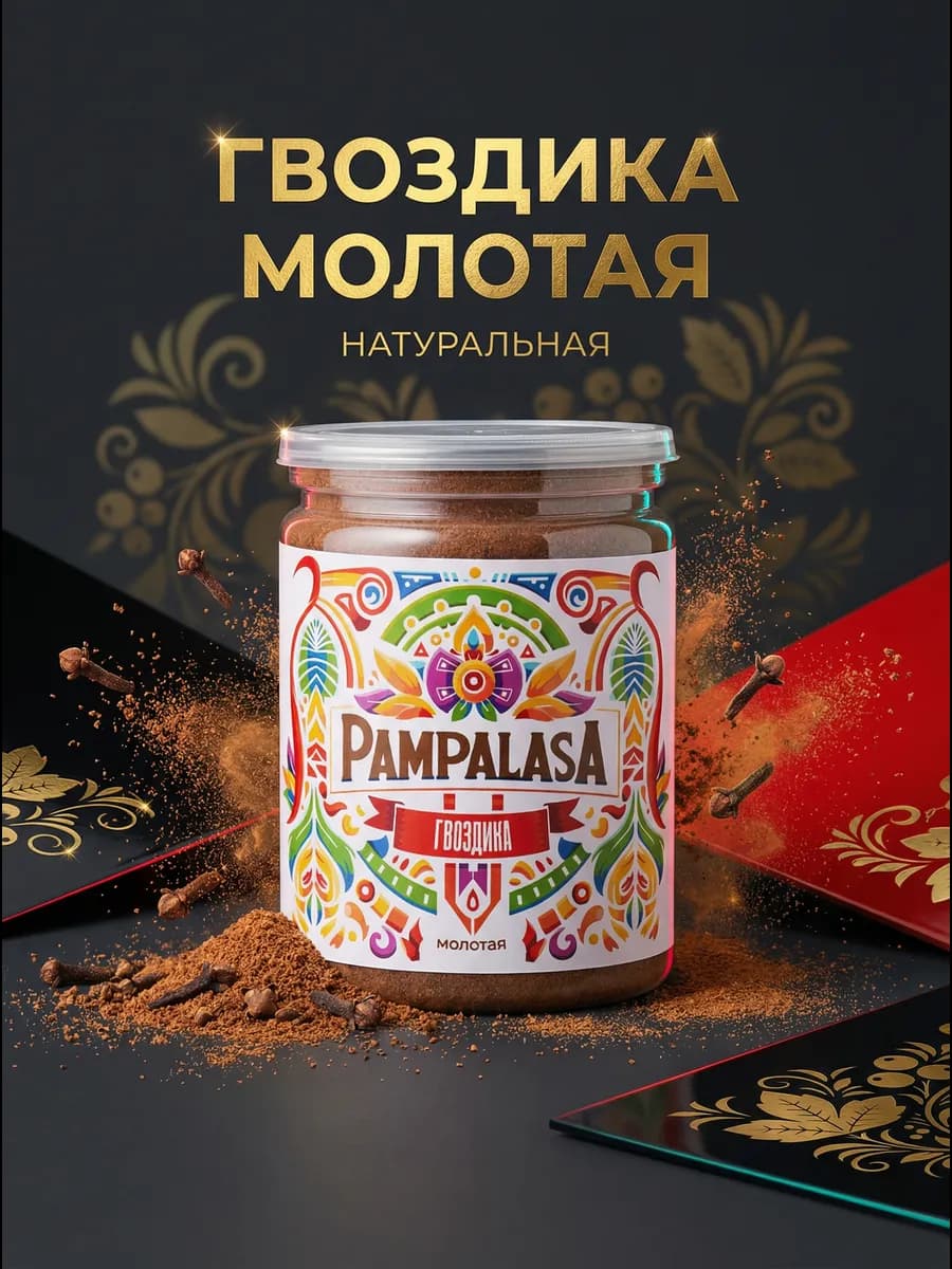 Гвоздика молотая, натуральная, 170 грамм