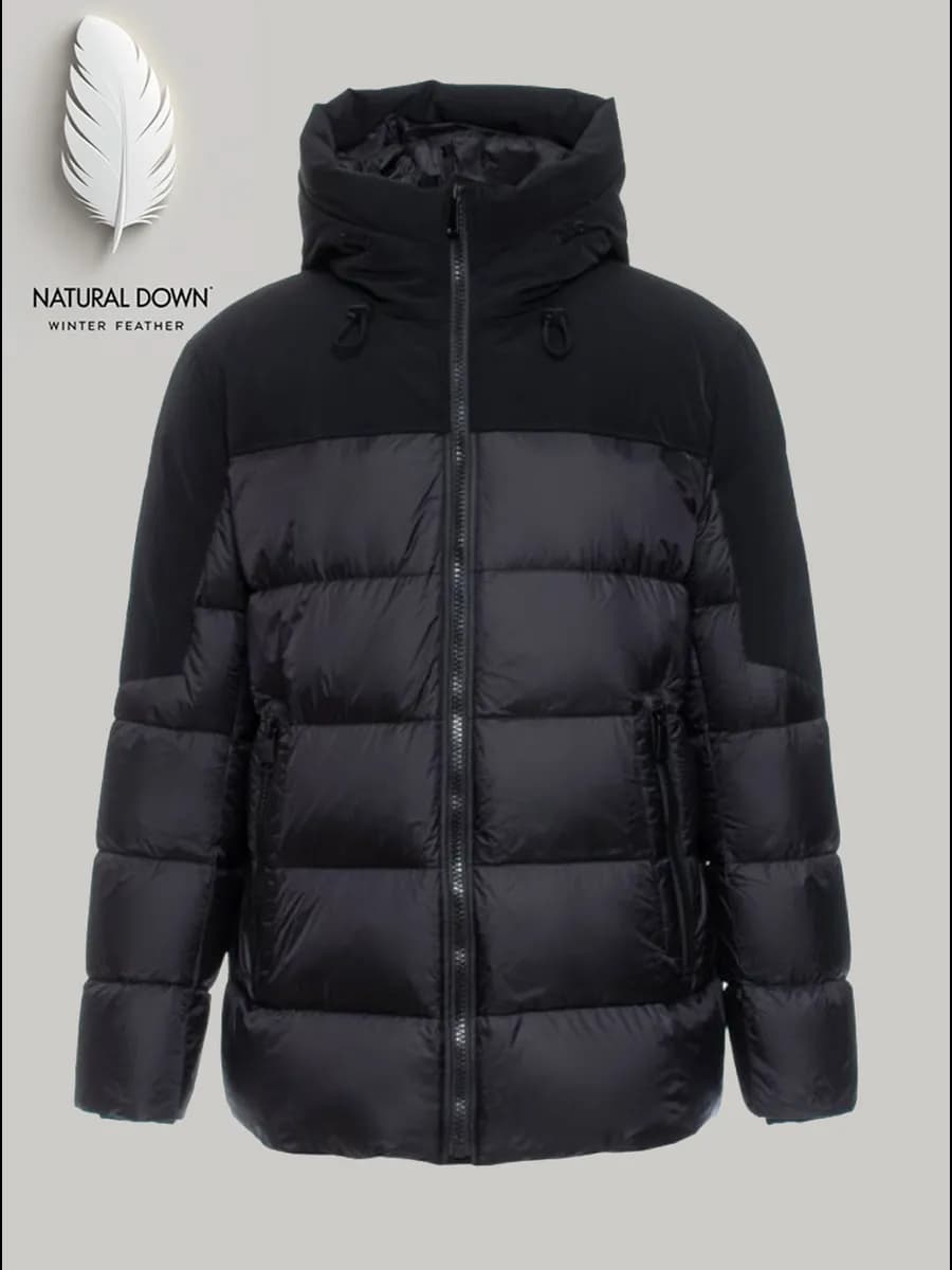 Пуховик зимний с капюшоном