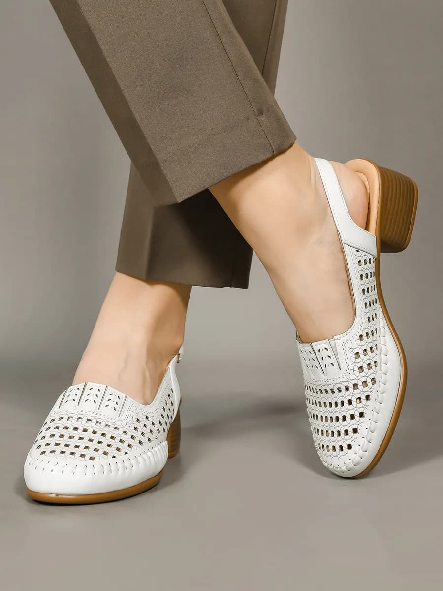 Туфли летние на широкую стопу 36-43р с открытой пяткой