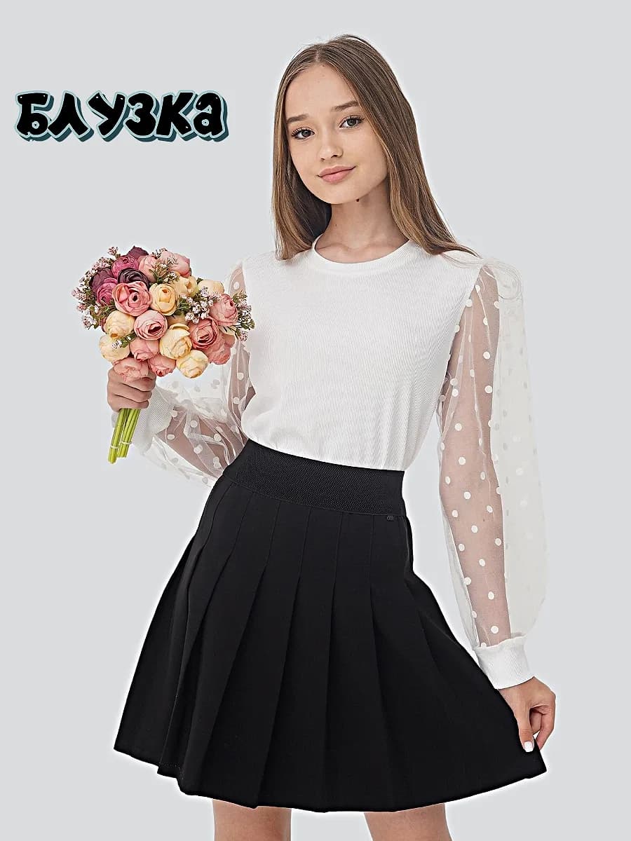 Блузка школьная