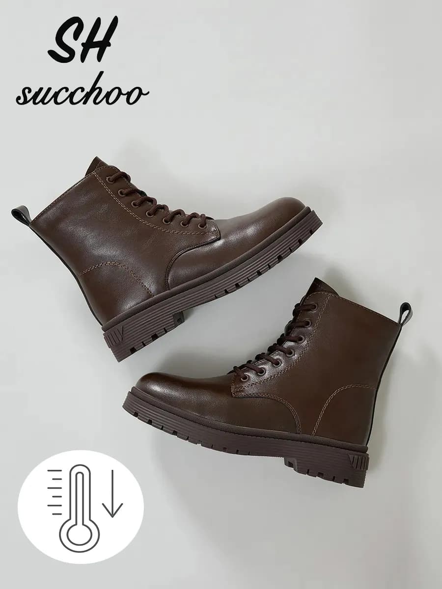 ботинки зимние на платформе