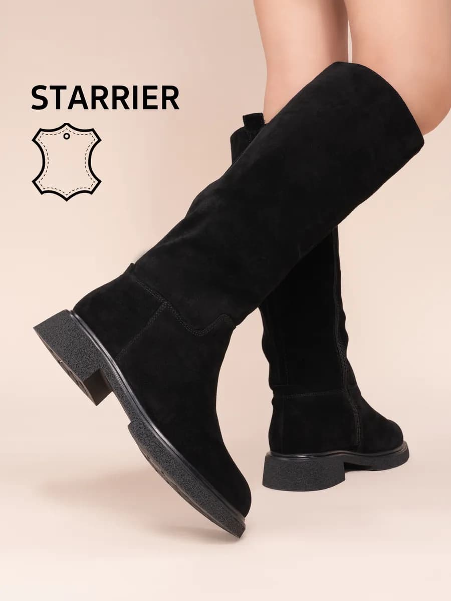 Сапоги женские зимние натуральная замша