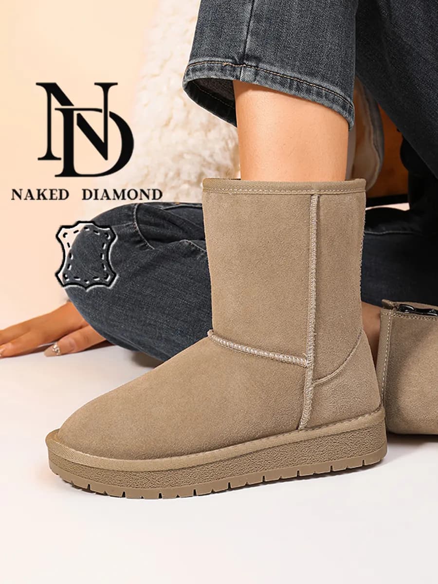 Угги зимние натуральная замша шерсть