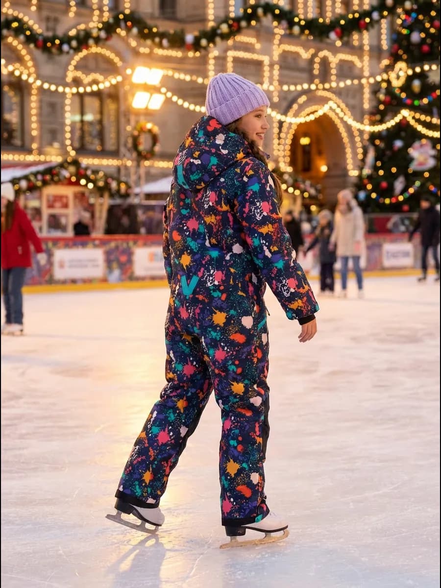 Зимний комбинезон для девочки мембрана - фото 1