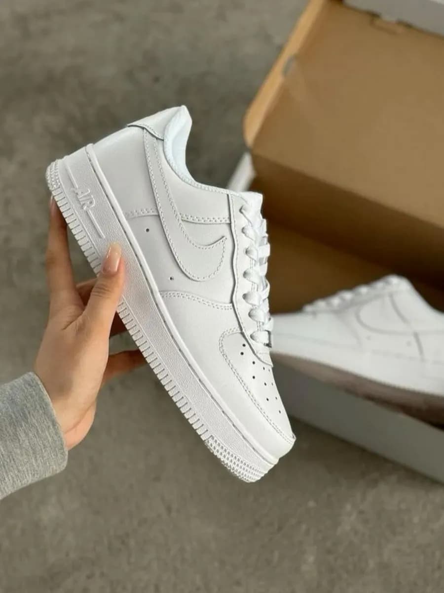 кроссовки Air Force 1 форсы белые кеды
