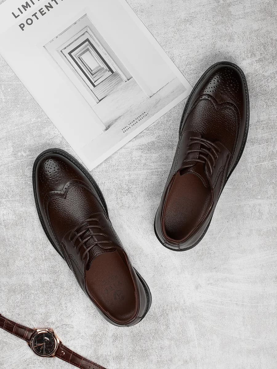 Туфли из натуральной кожи классические - фото 1