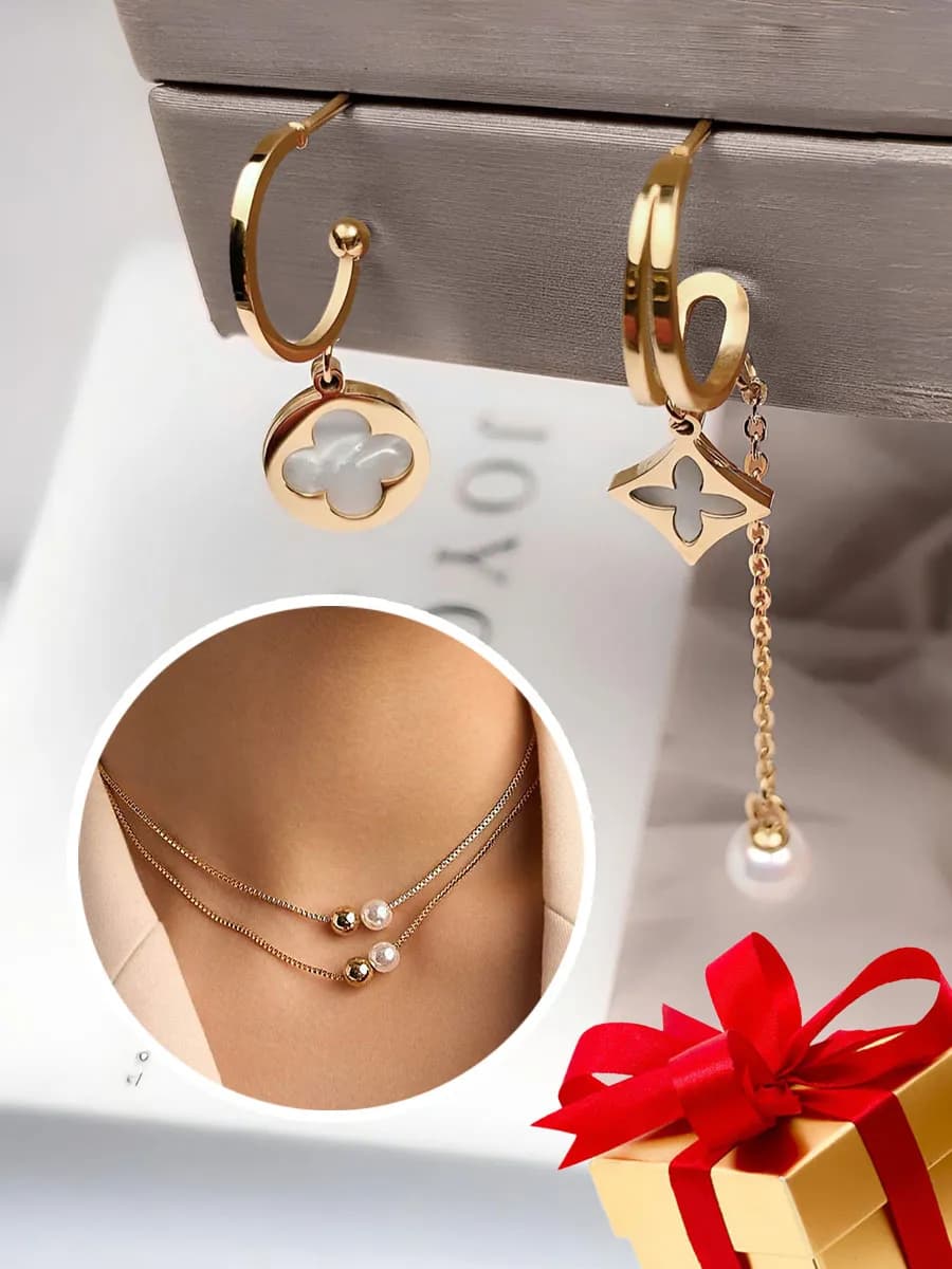 Серьги женские бижутерия висячие цепочка в подарок