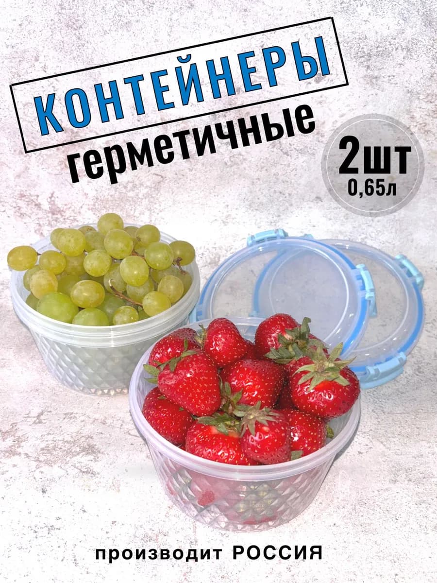 Контейнер для еды пластиковый герметичный