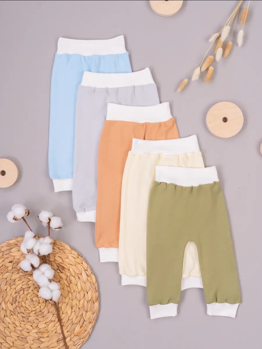 Штанишки для новорожденных набор 5 шт брюки