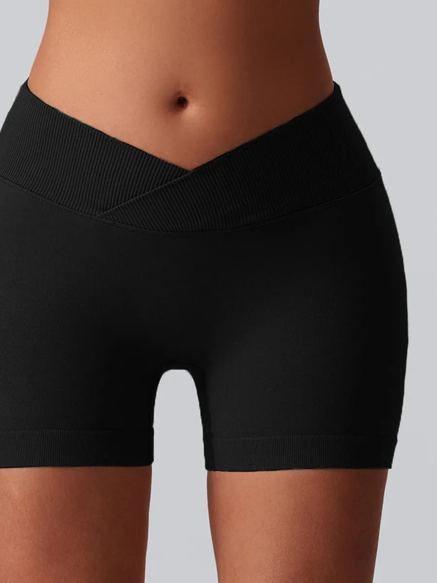 Шорты спортивные фитнес короткие обтягивающие велосипедки