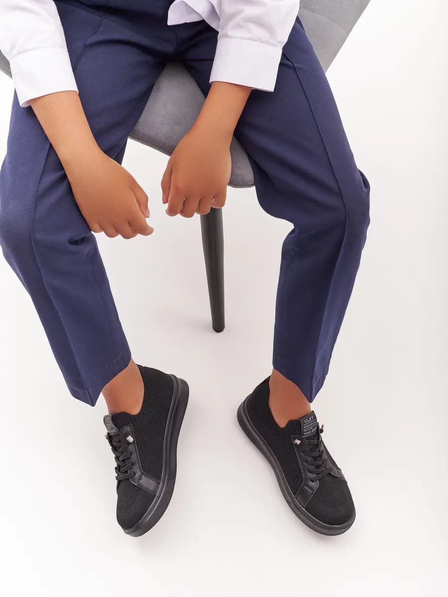 Кроссовки школьные текстильные