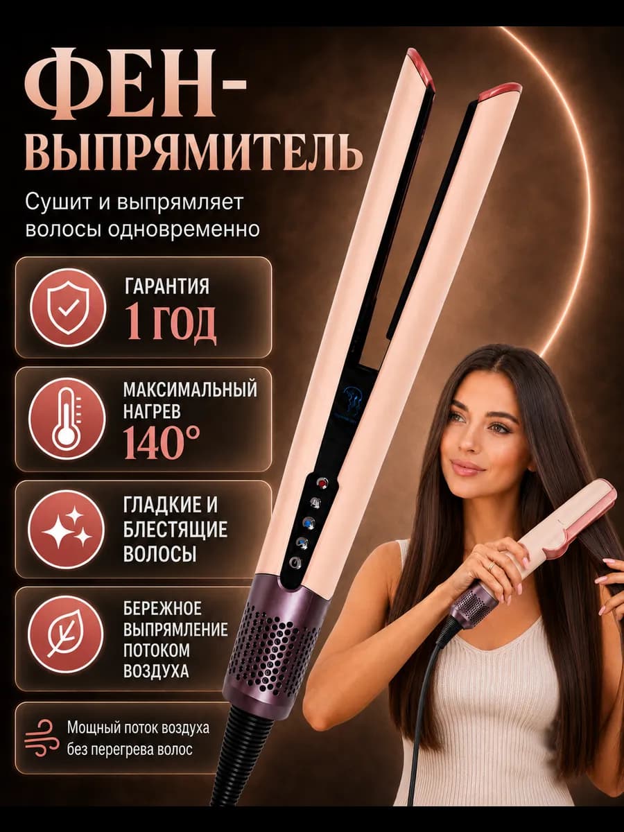 Фен выпрямитель для волос профессиональный аналог dyson