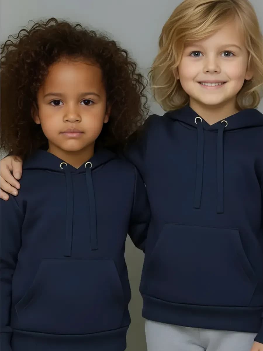 Худи без начеса с карманом