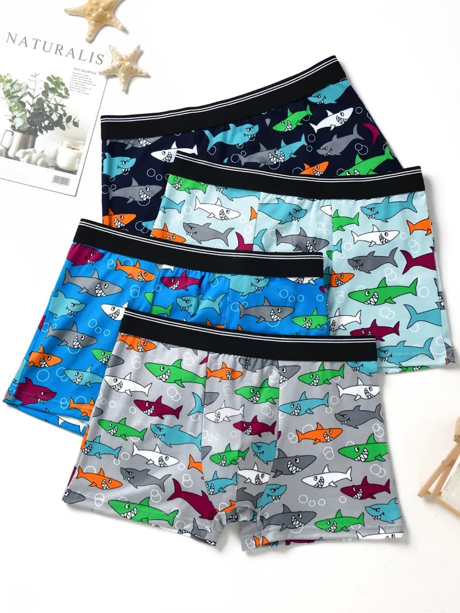 Трусы боксеры детские и подростковые набор