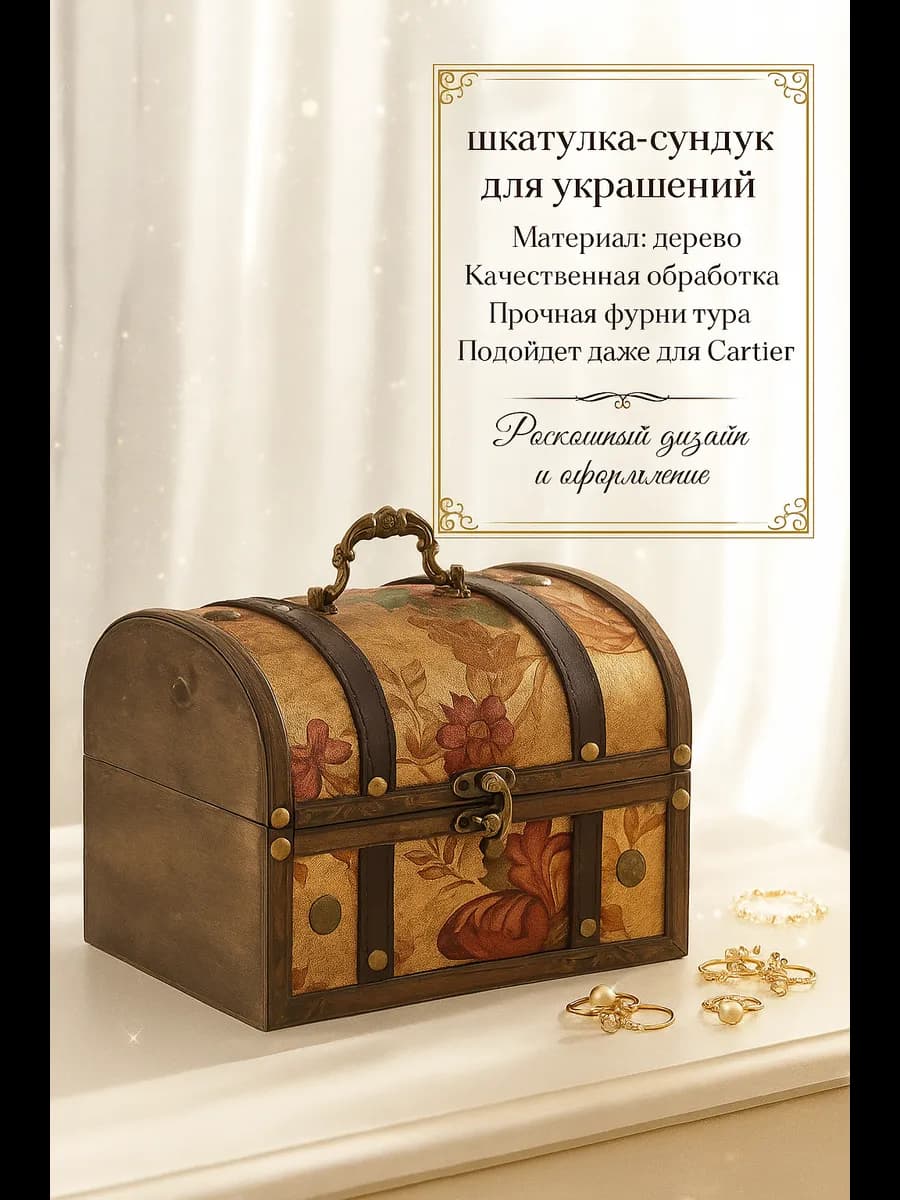 Шкатулка для украшений - фото 1