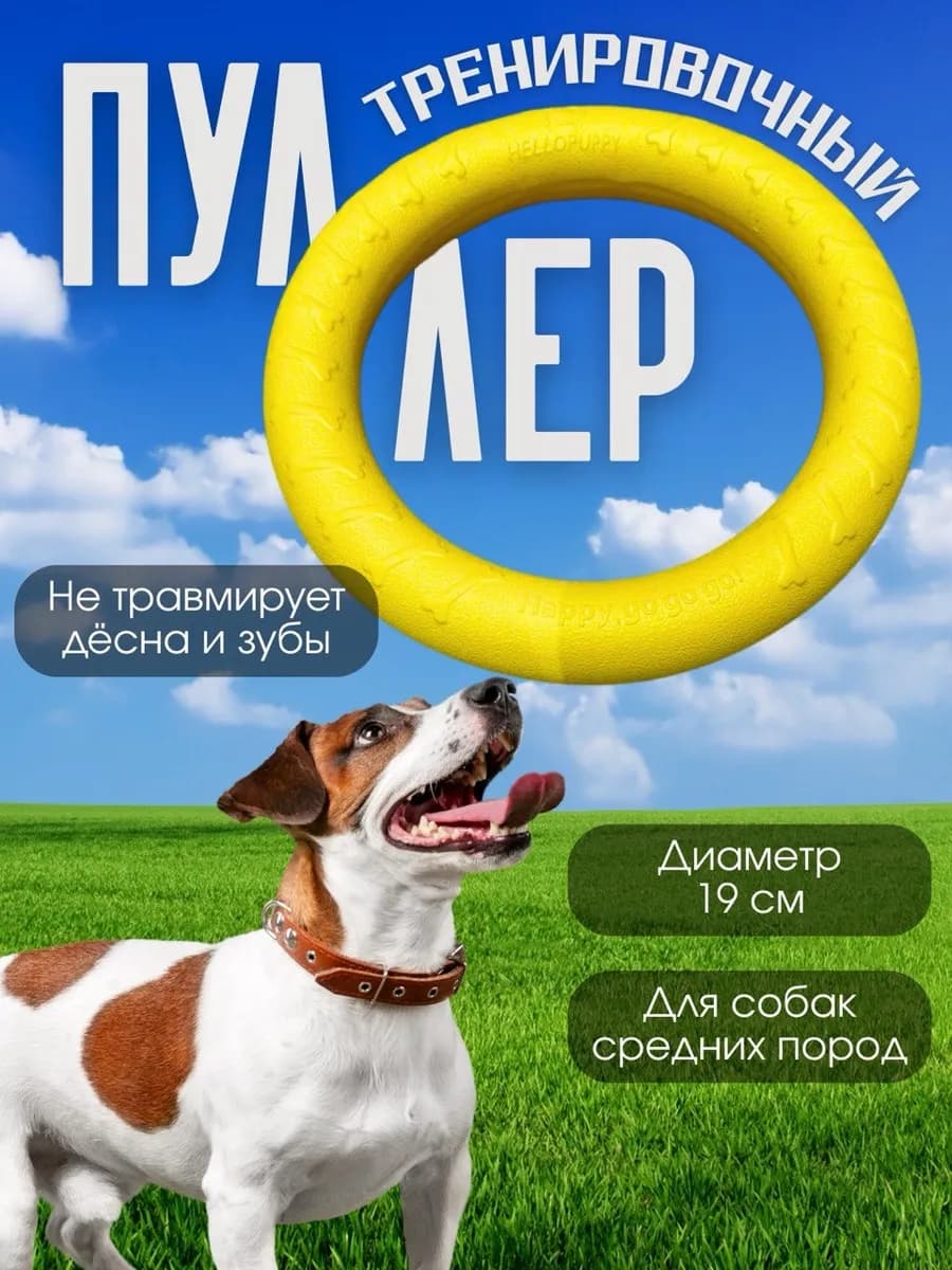 Пуллер для собак кольцо средних парод и мелких