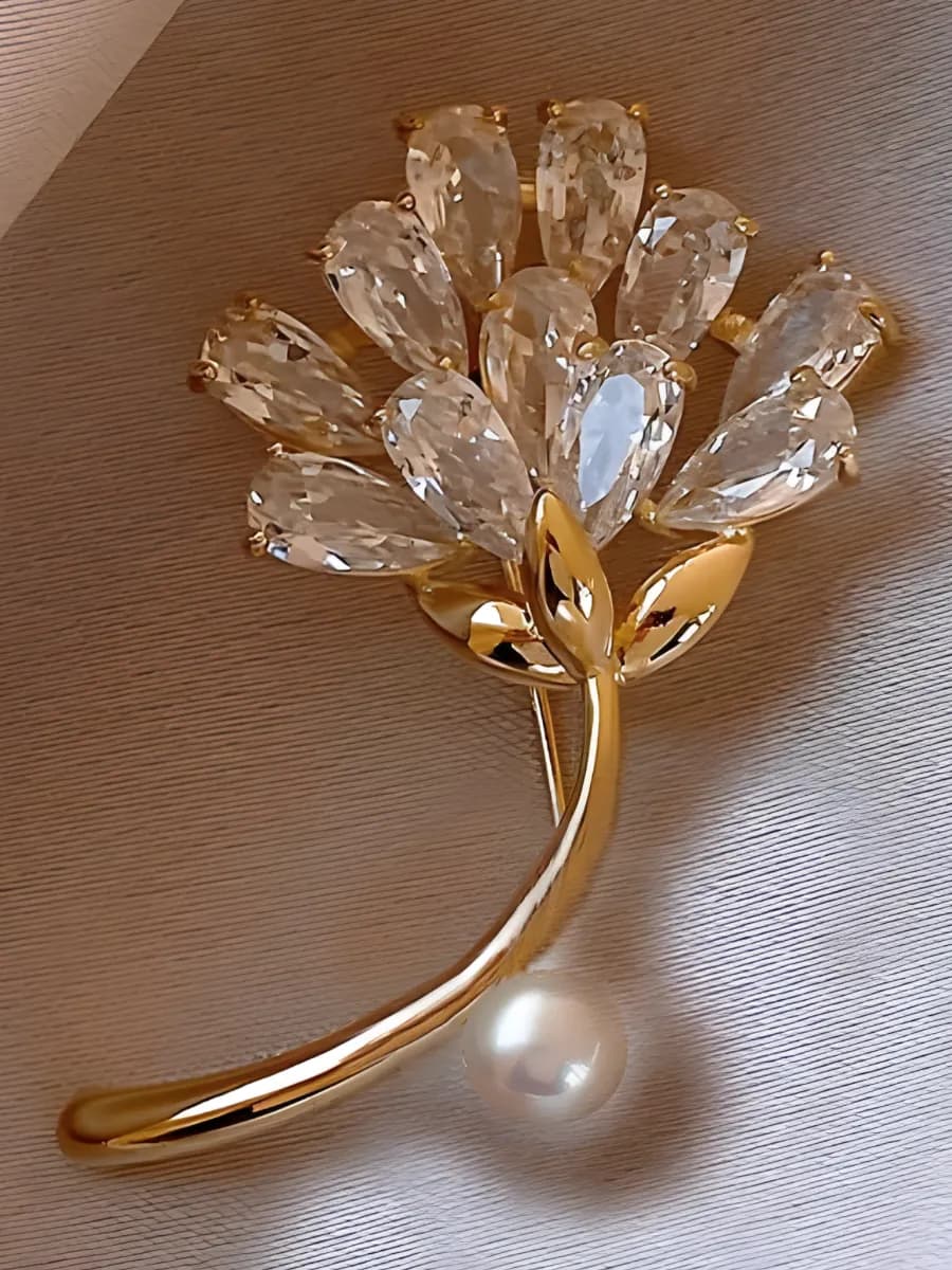 Подарок женщине брошь бижутерия