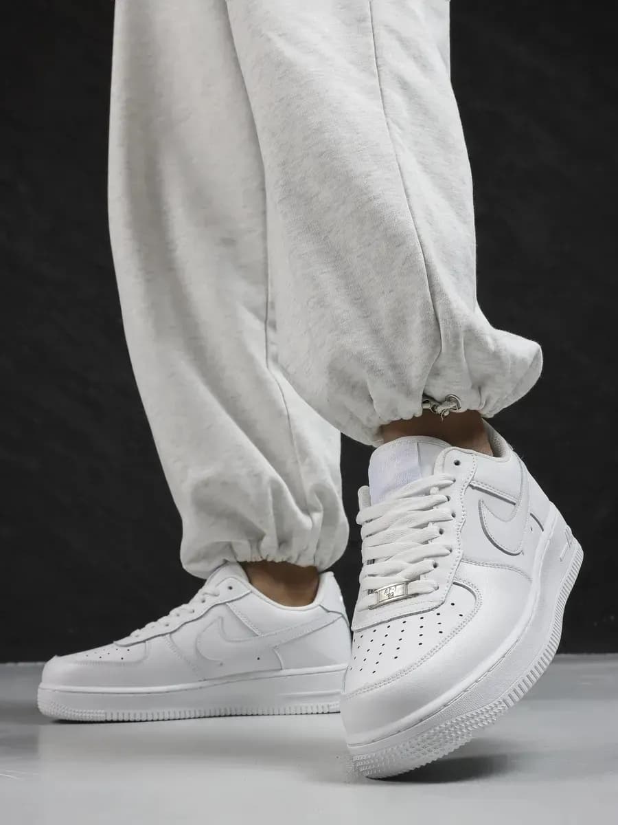 Кроссовки air force 1 форсы кеды белые