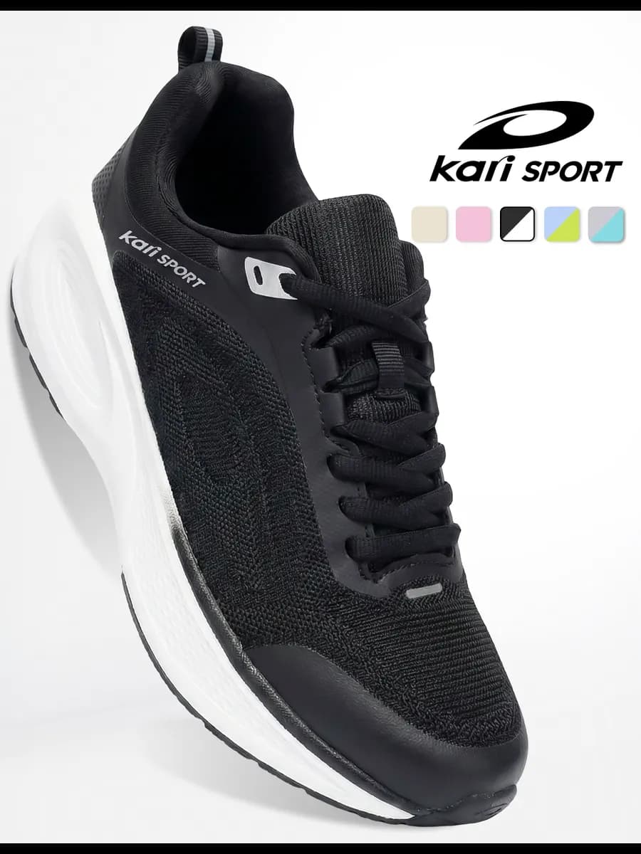 Кроссовки женские для бега спортивные черные дышащие