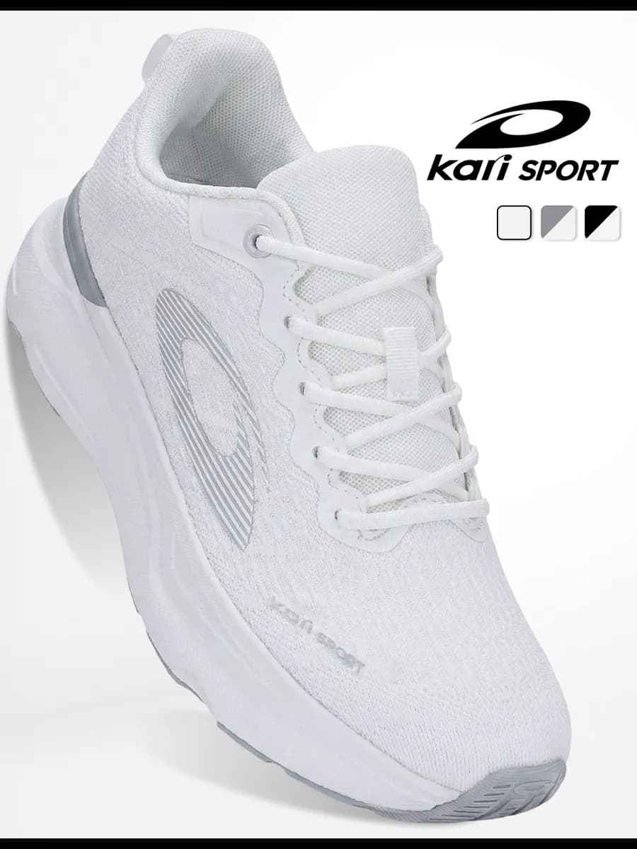 Кроссовки дышащие легкие на шнуровке и платформе - фото 1