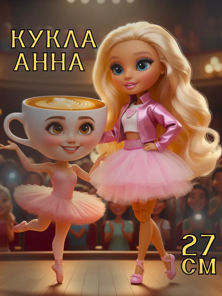 Модная кукла для девочки Анна Ballet Core 27 см