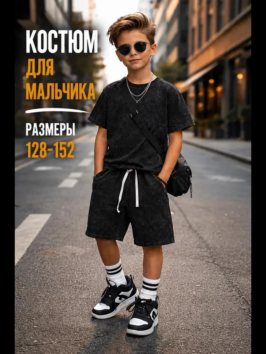 Костюм варенка футболка и шорты для подростка