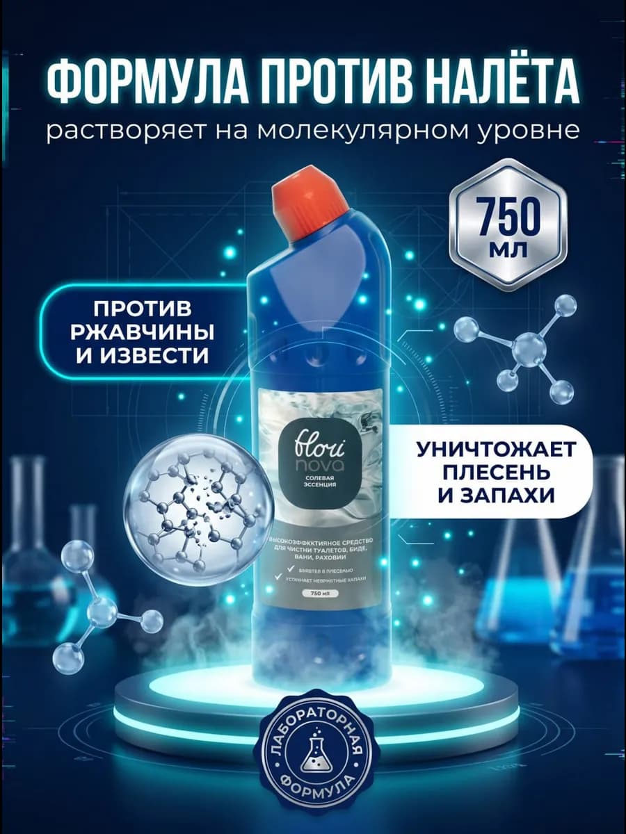 Средство от ржавчины и налёта солевая эссенция