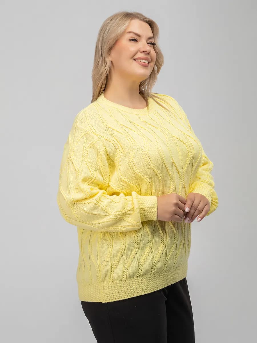 Кофта теплая офисная больших размеров