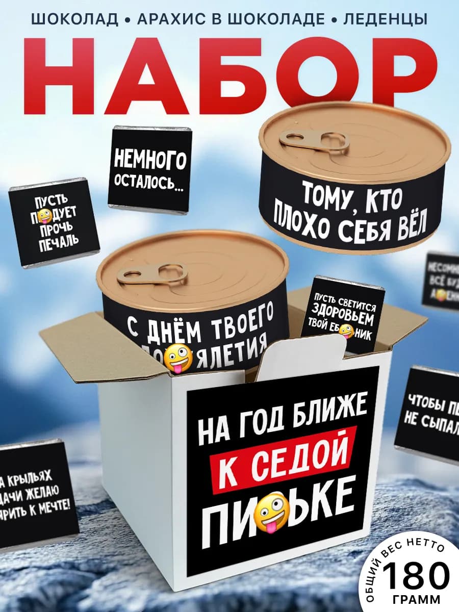 Подарочный набор на день рождение, другу, подруги
