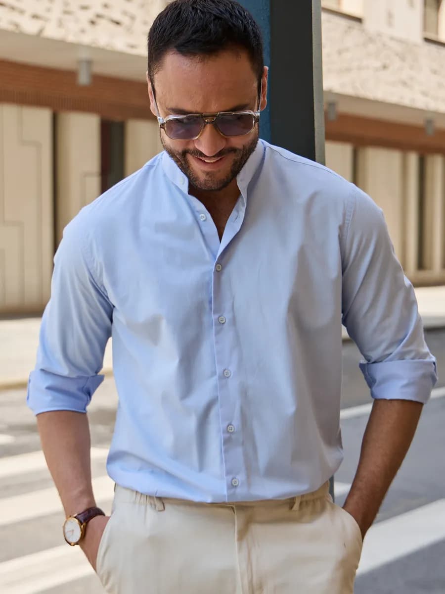 Рубашка с длинным рукавом классическая