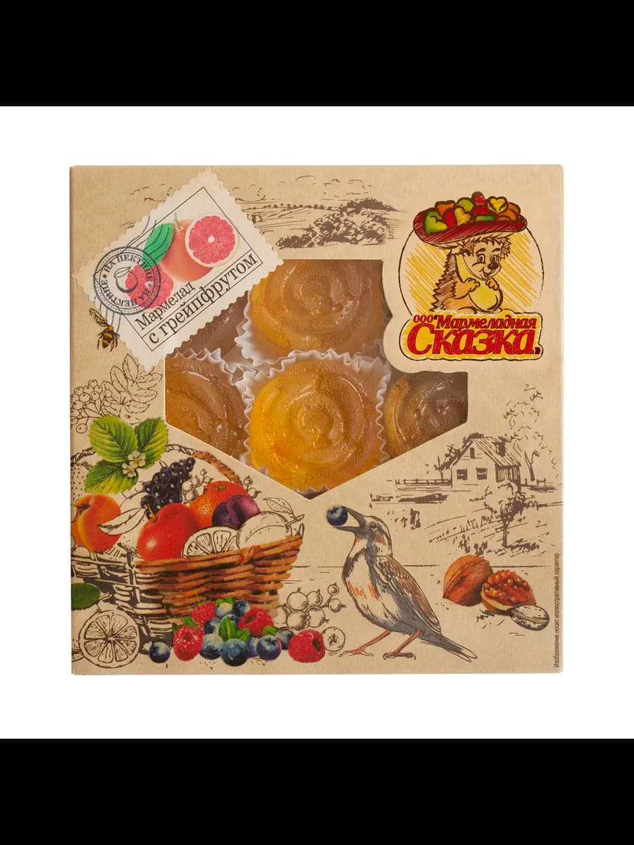 Мармелад натуральный 300гр. Грeйпфрут