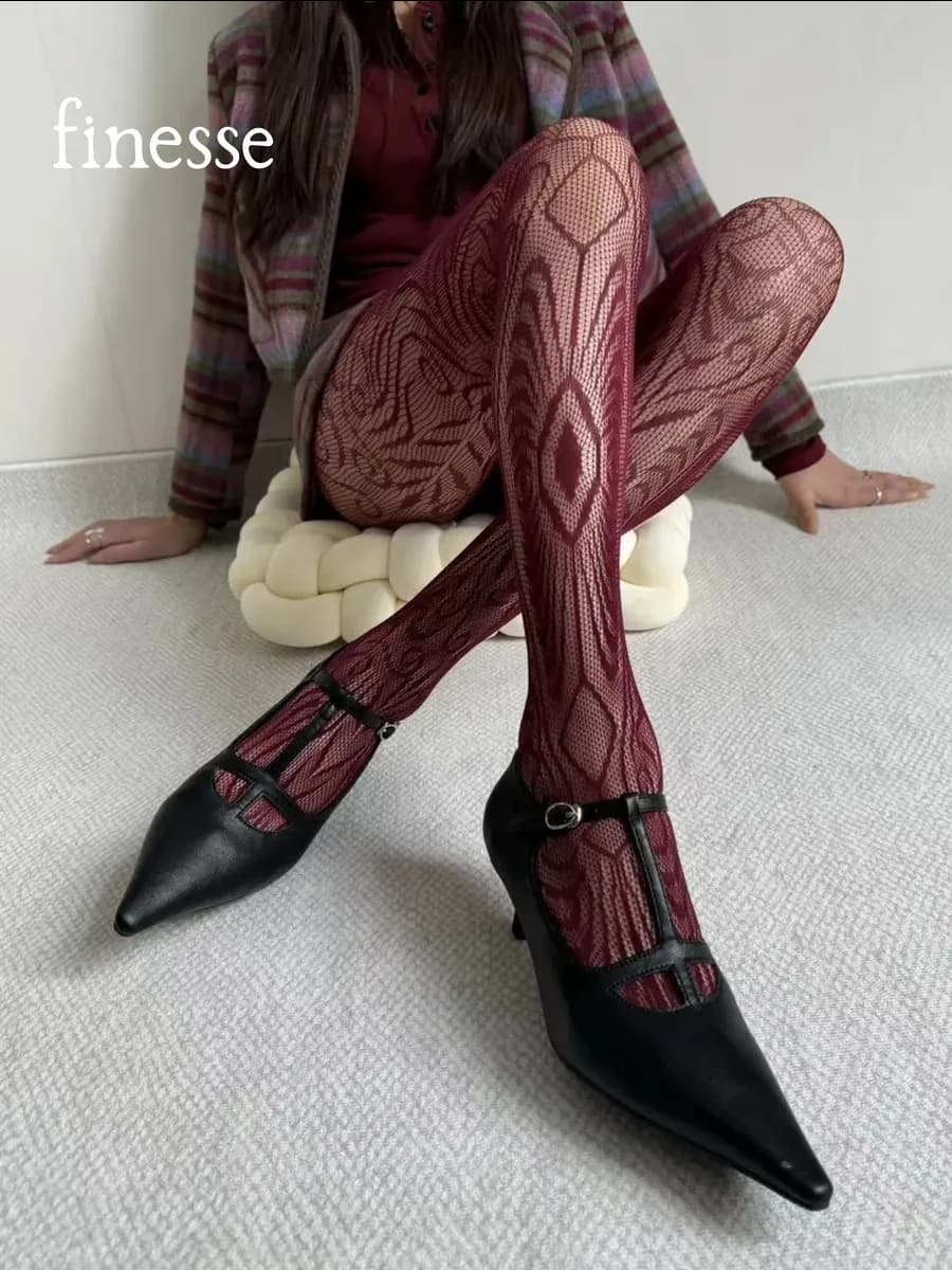 Колготки ажурные